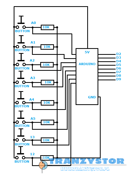  Arduino - sterowanie przekaźnikami