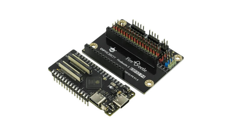 DFRobot FireBeetle 2 ESP32-P4 to kompaktowa płytka z interfejsami MIPI DSI/DSI