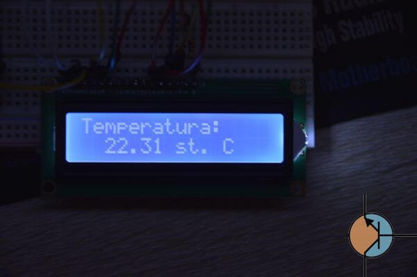 Arduino - Termometr DS18B20 z wyświetlaniem wartości na LCD