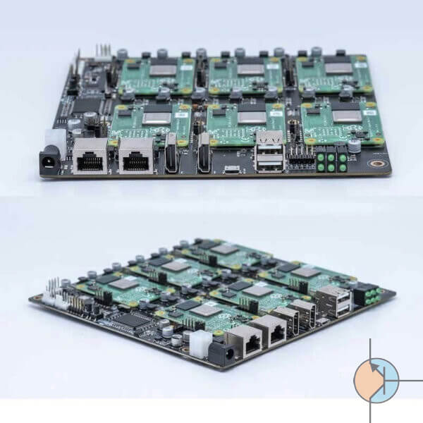DeskPi Super6C mini-ITX płyta dla 6 modułów Raspberry Pi CM4