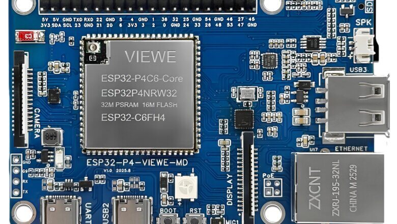Inspirowana Raspberry Pi czyli ESP32-P4-Pi-VIEWE z ESP32-P4 + ESP32-C6