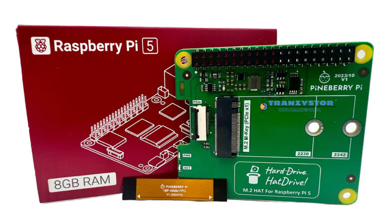 PineBerry Pi HatDrive czyli nakłada M.2 PCIe HAT dla RPi5