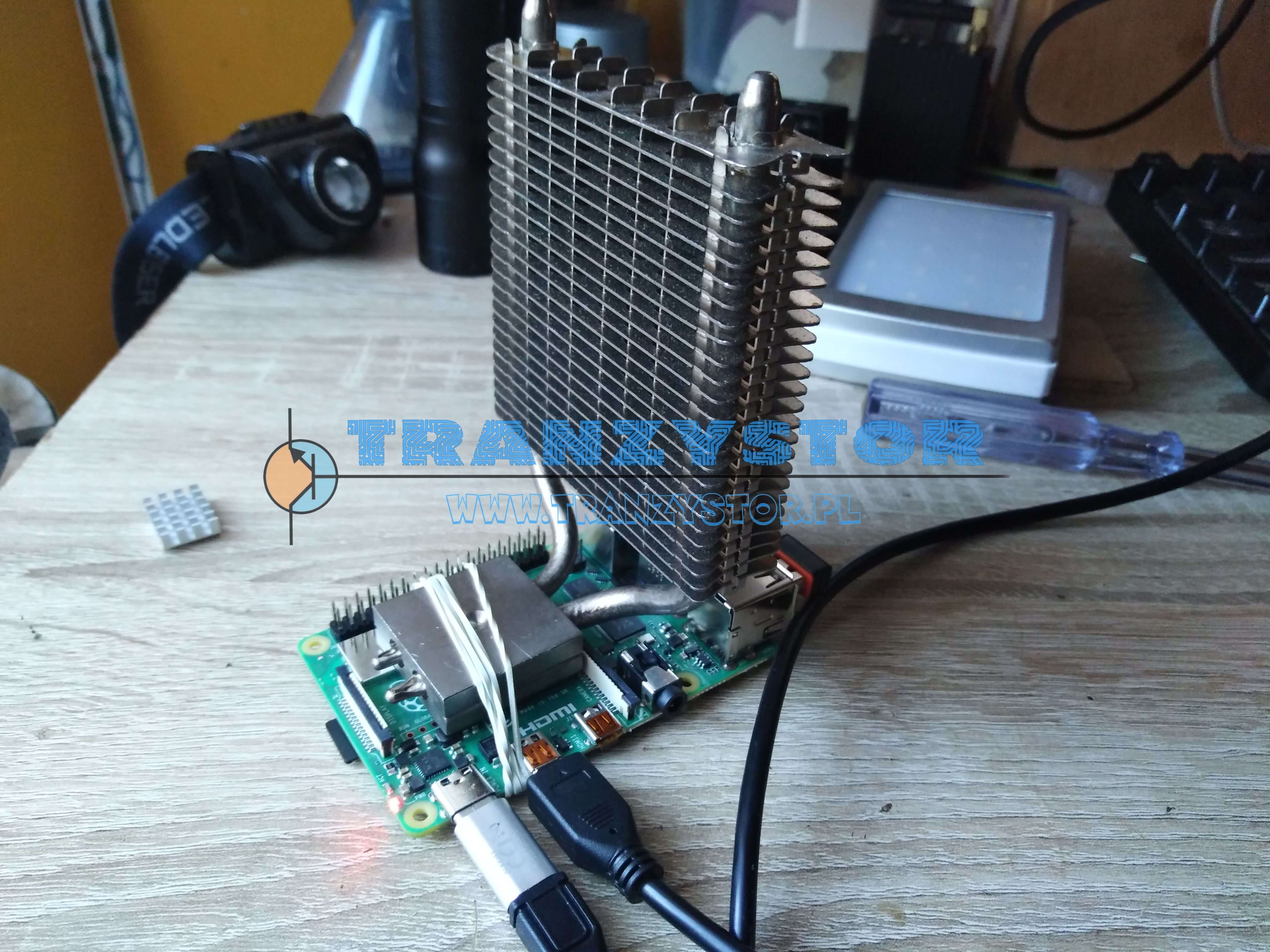 Raspberrypi 4 temperatura w spoczynku