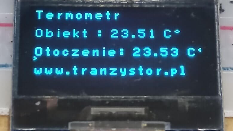 Bezdotykowy termometr IR z wysyłką danych do Domoticz