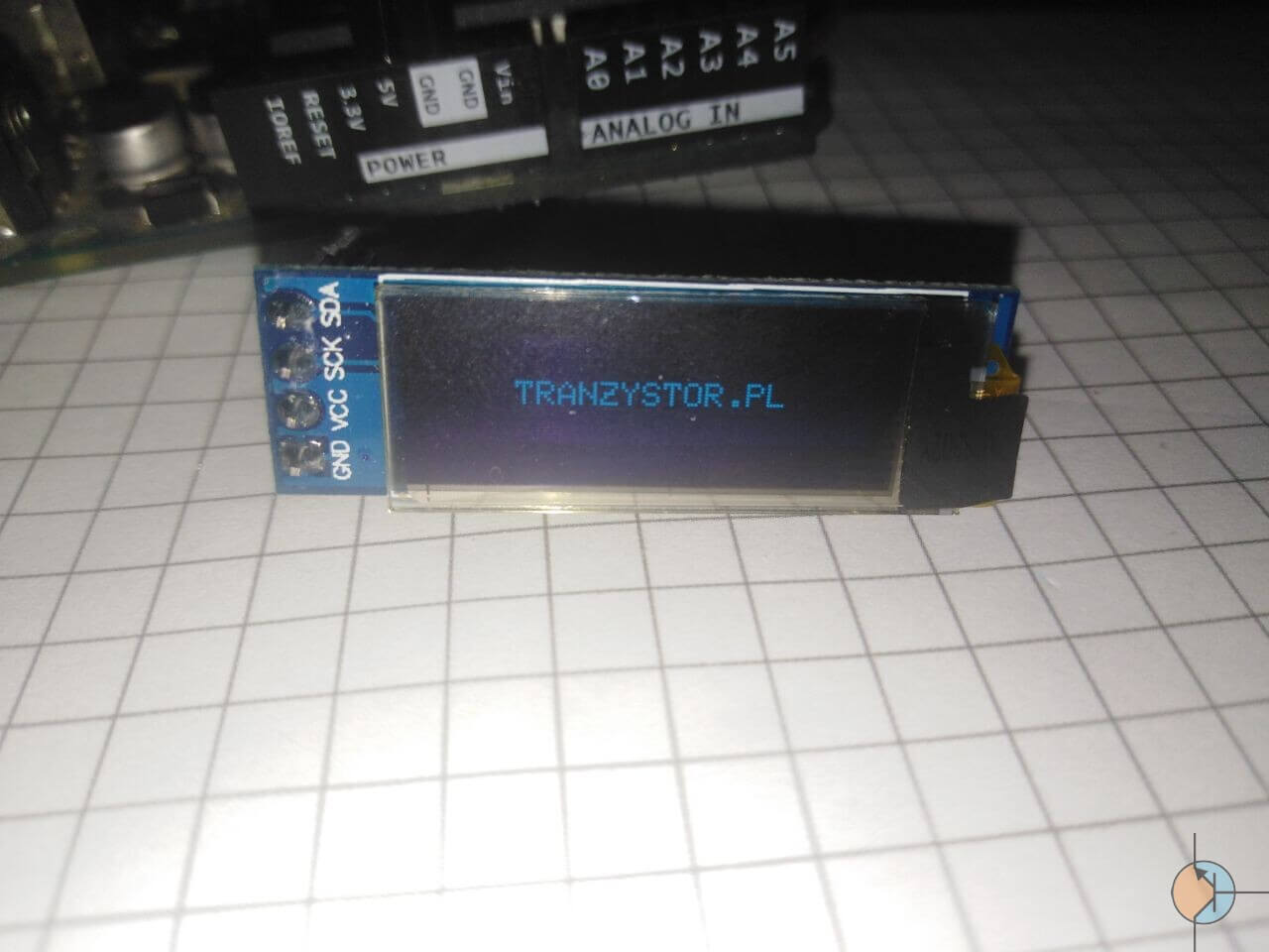 Arduino – obsługa wyświetlacza OLED 128×32 SSD1306 I2C