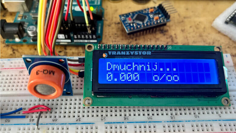 Prosty alkomat na bazie Arduino