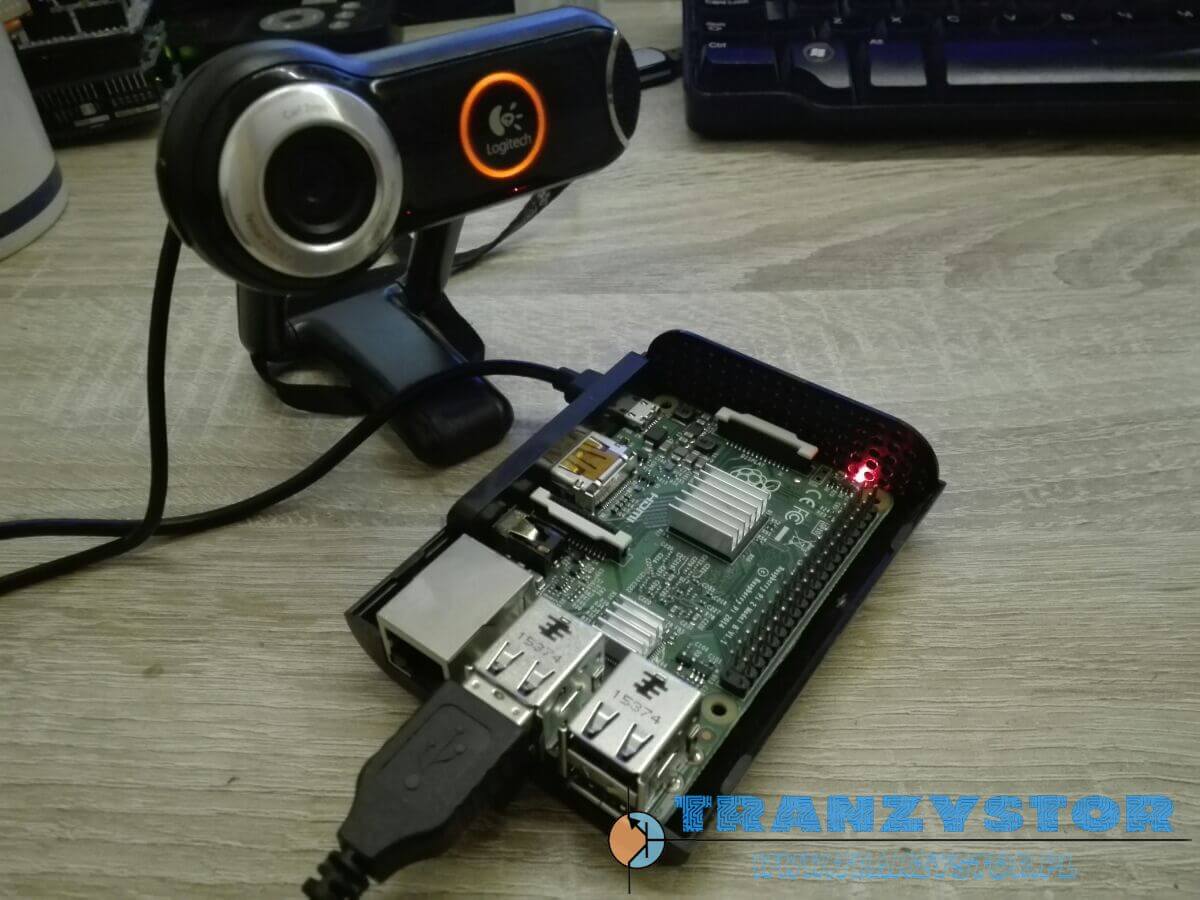 Raspberry Pi – Monitoring mieszkania / Serwer kamery USB