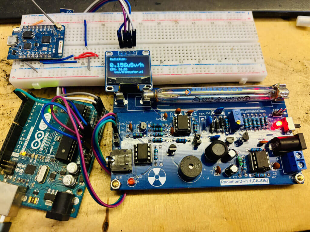 dozymetr arduino gaigera miernik