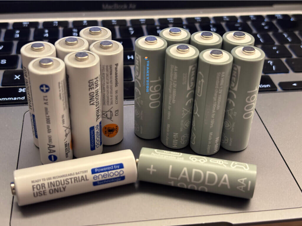 Pojedynek akumulatorów Ladda z Ikei vs Eneloop od Panasonic