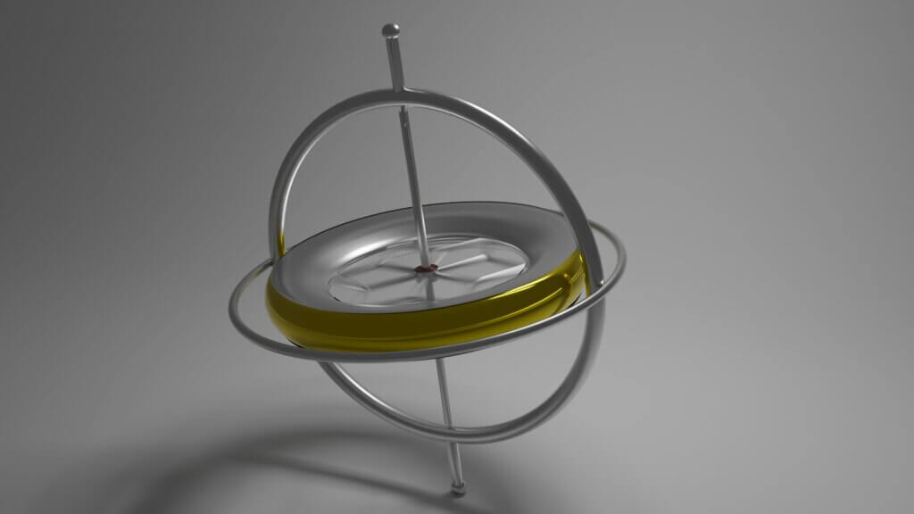 Przykładowy żyroskop model