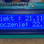 Bezdotykowy termometr IR z wyświetlaczem LCD 2×16 na bazie ESP8266