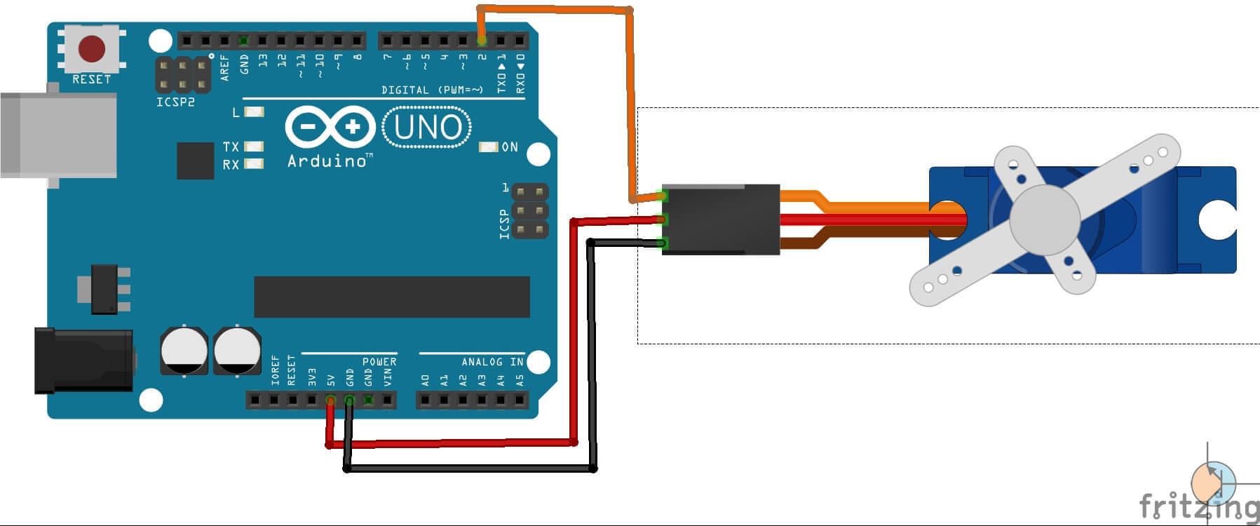 Arduino – Serwo SG90 jak sterować